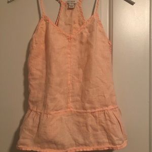 J. Crew light orange top